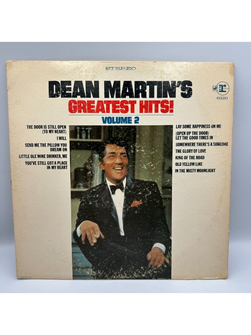 Dean Martins Greatest Hits Volume 2 LP 1967 Stereo Vinyl Reprise Records Pop